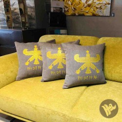 Golden Shahbaz cushion