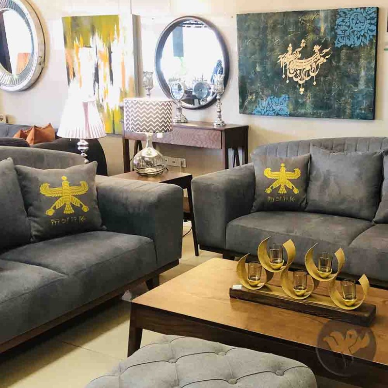 Golden Shahbaz cushion