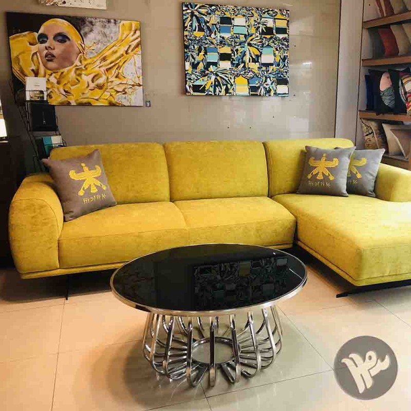 Golden Shahbaz cushion